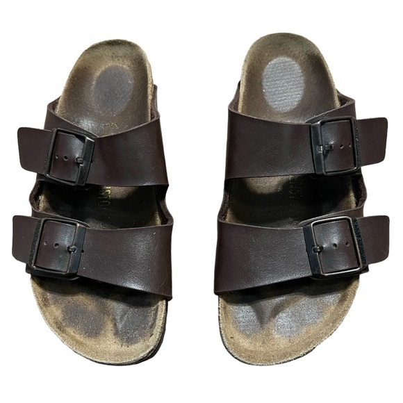 Birkenstock Brown Strap Sandals Size 37 or US 6 - Picture 1 of 4